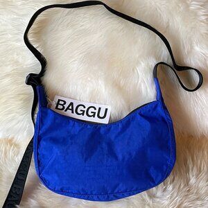 NWT Baggu Small Crescent Bag - Lapis